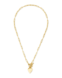 Gitte Heart Toggle Necklace