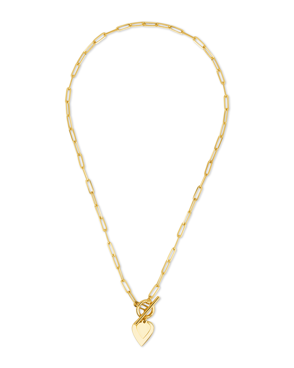 Gitte Heart Toggle Necklace