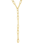 Cynthia Mixedlink Y Drop Necklace