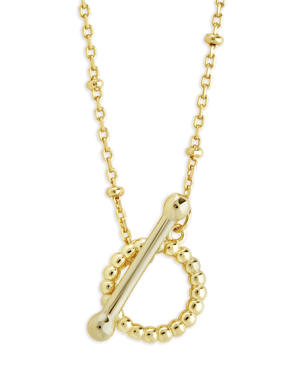 Mini Toggle Bar Pendant Necklace