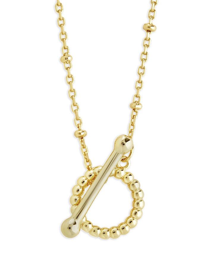 Mini Toggle Bar Pendant Necklace