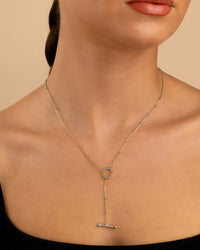 Mini Toggle Bar Pendant Necklace