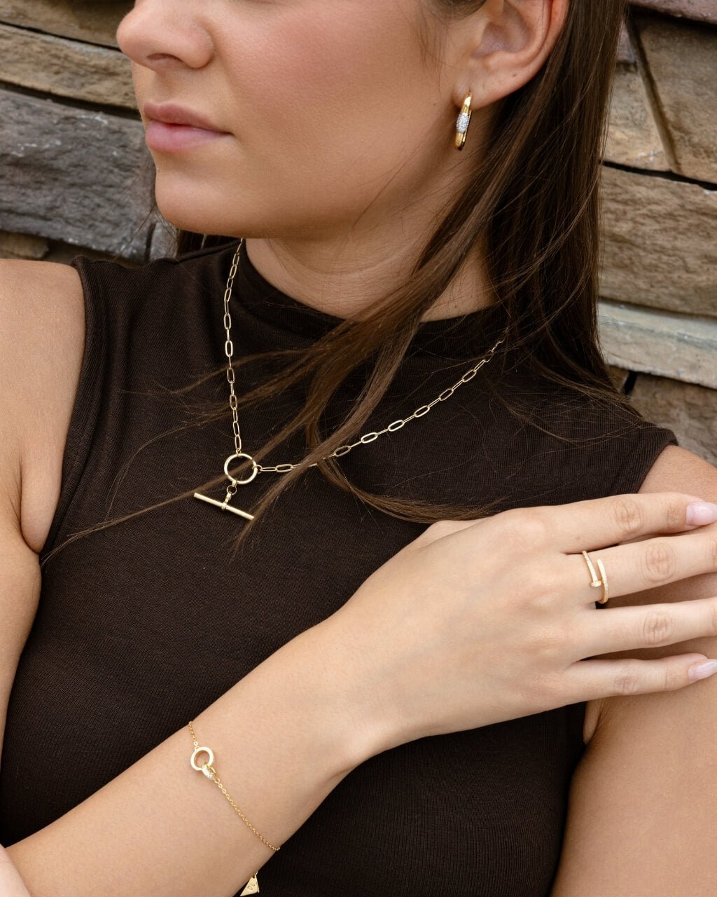 Nova Toggle Chain Necklace - Sterling Forever