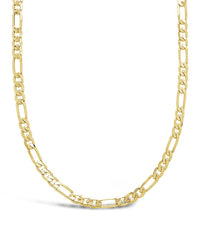 Sterling Silver Figaro Chain Necklace - Sterling Forever
