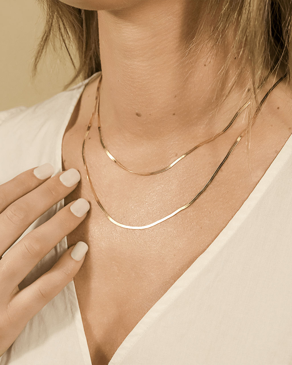 Sterling Silver Herringbone Chain - Sterling Forever
