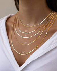Sterling Silver Herringbone Chain - Sterling Forever