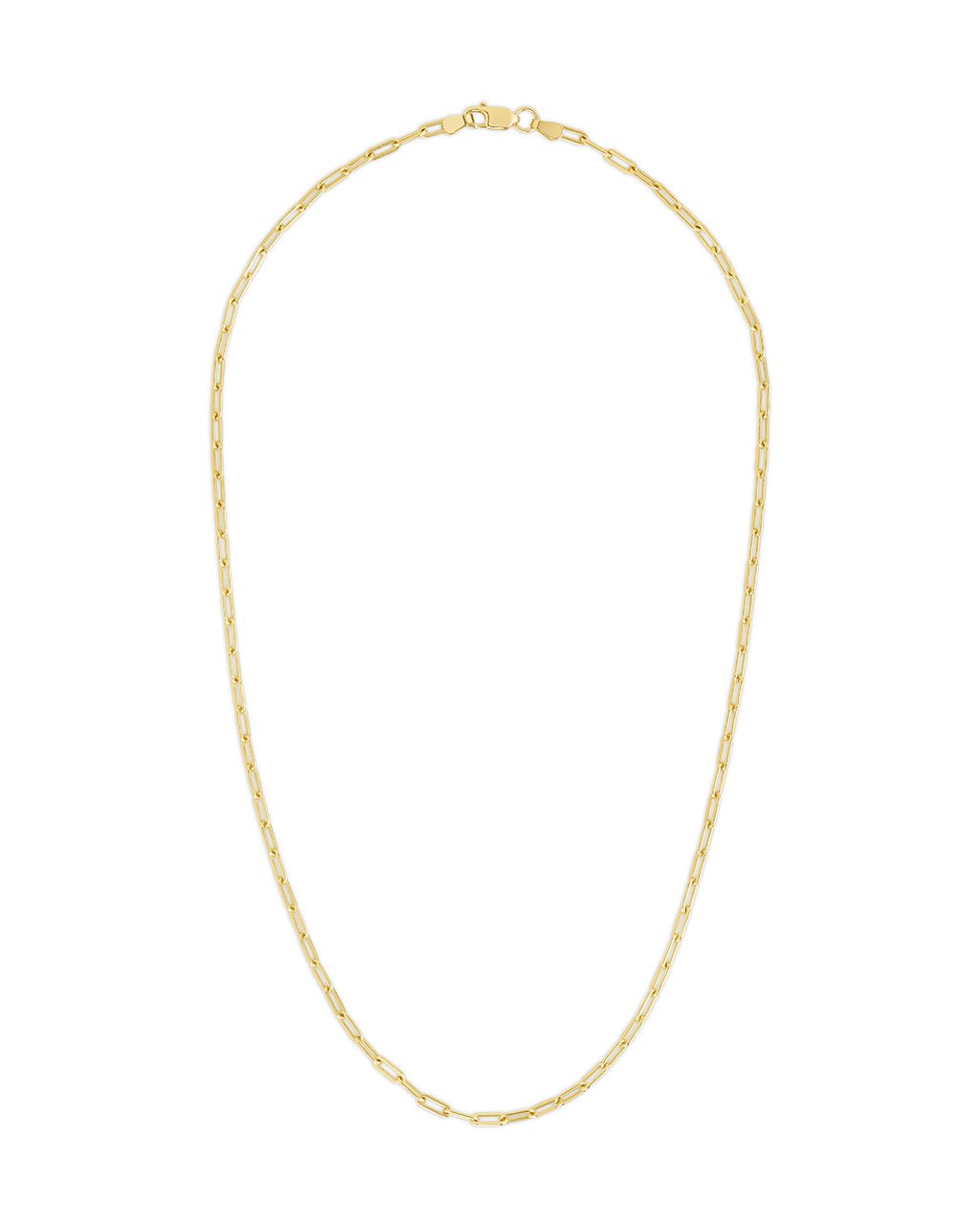 Sterling Silver Paperclip Chain Necklace - Sterling Forever