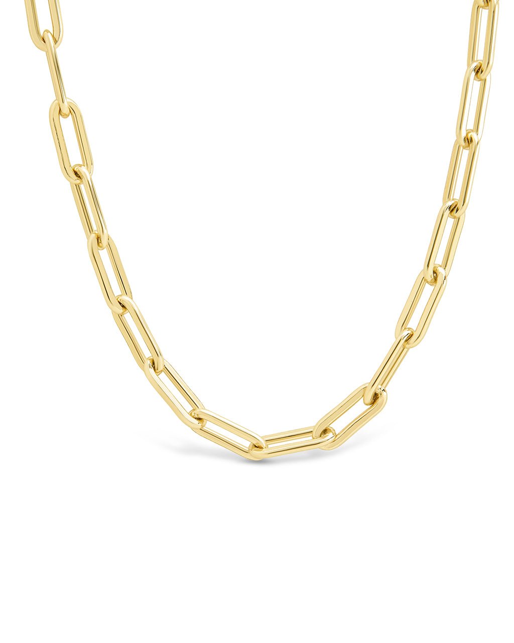 Sterling Silver Paperclip Chain Necklace - Sterling Forever