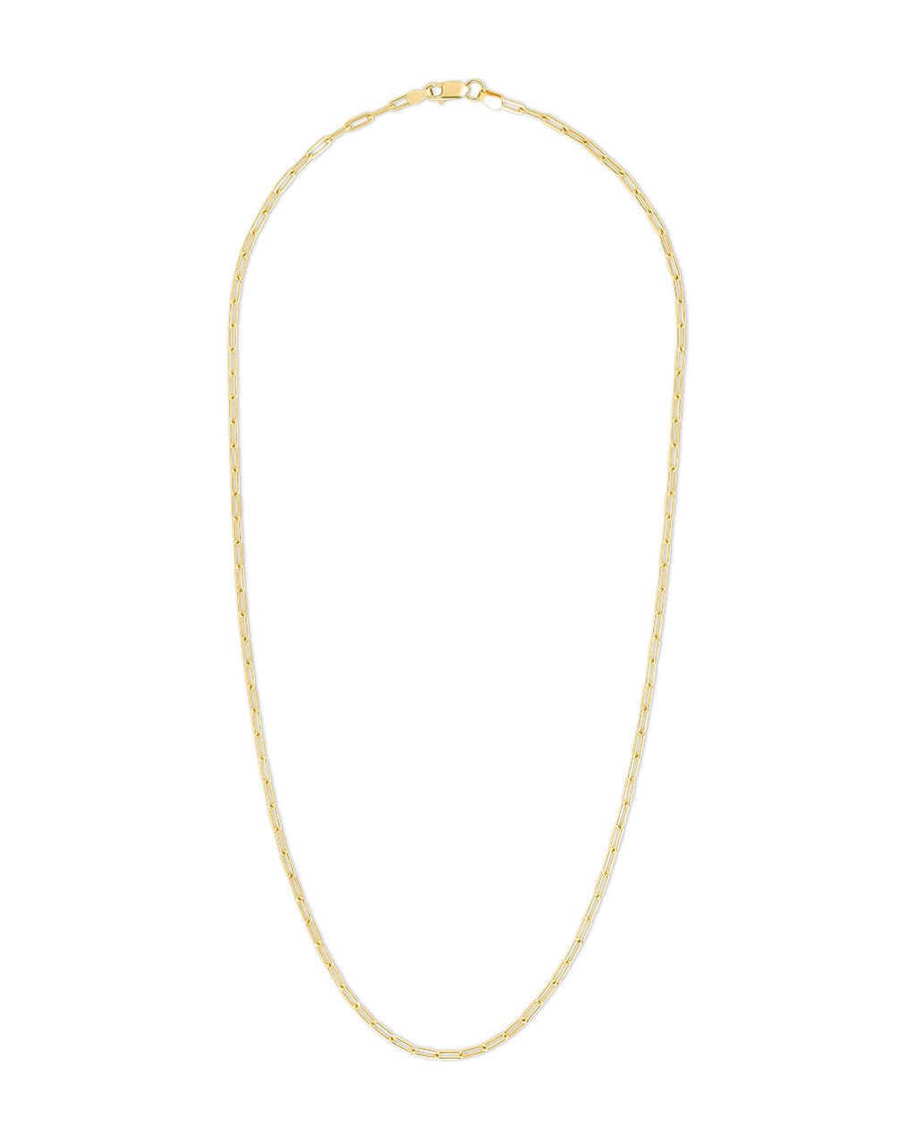 Sterling Silver Paperclip Chain Necklace - Sterling Forever