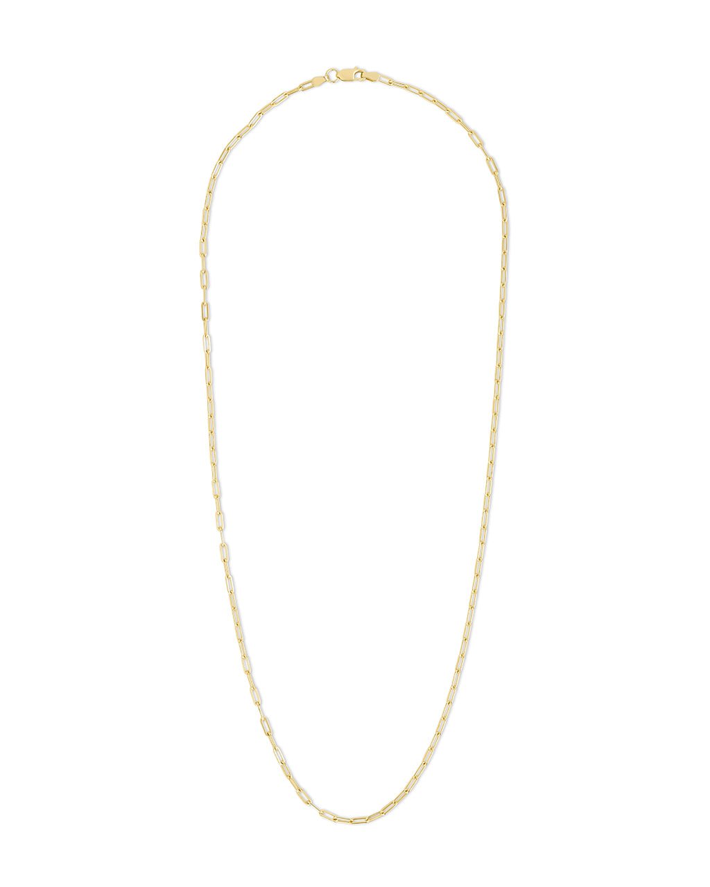 Sterling Silver Paperclip Chain Necklace - Sterling Forever
