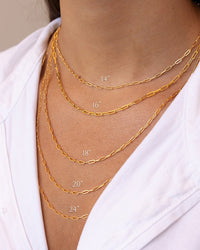 Sterling Silver Paperclip Chain Necklace - Sterling Forever