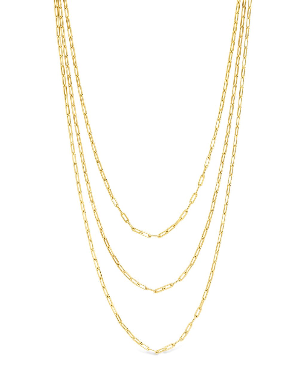 Sterling Silver Paperclip Chain Necklace - Sterling Forever