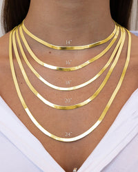 Sterling Silver Herringbone Chain - Sterling Forever