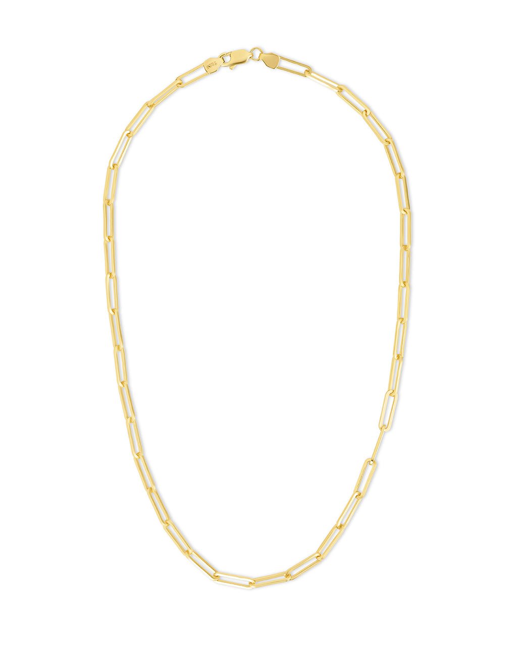Sterling Silver Paperclip Chain Necklace - Sterling Forever