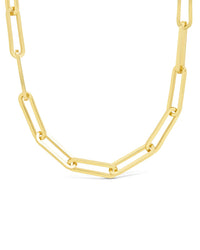 Sterling Silver Paperclip Chain Necklace - Sterling Forever