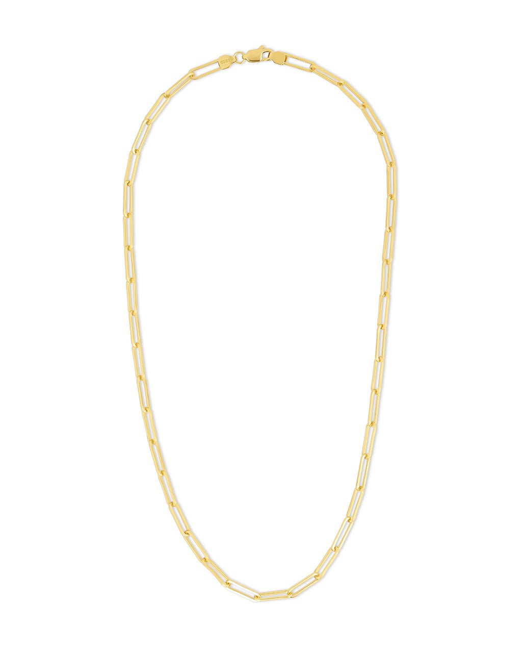Sterling Silver Paperclip Chain Necklace - Sterling Forever