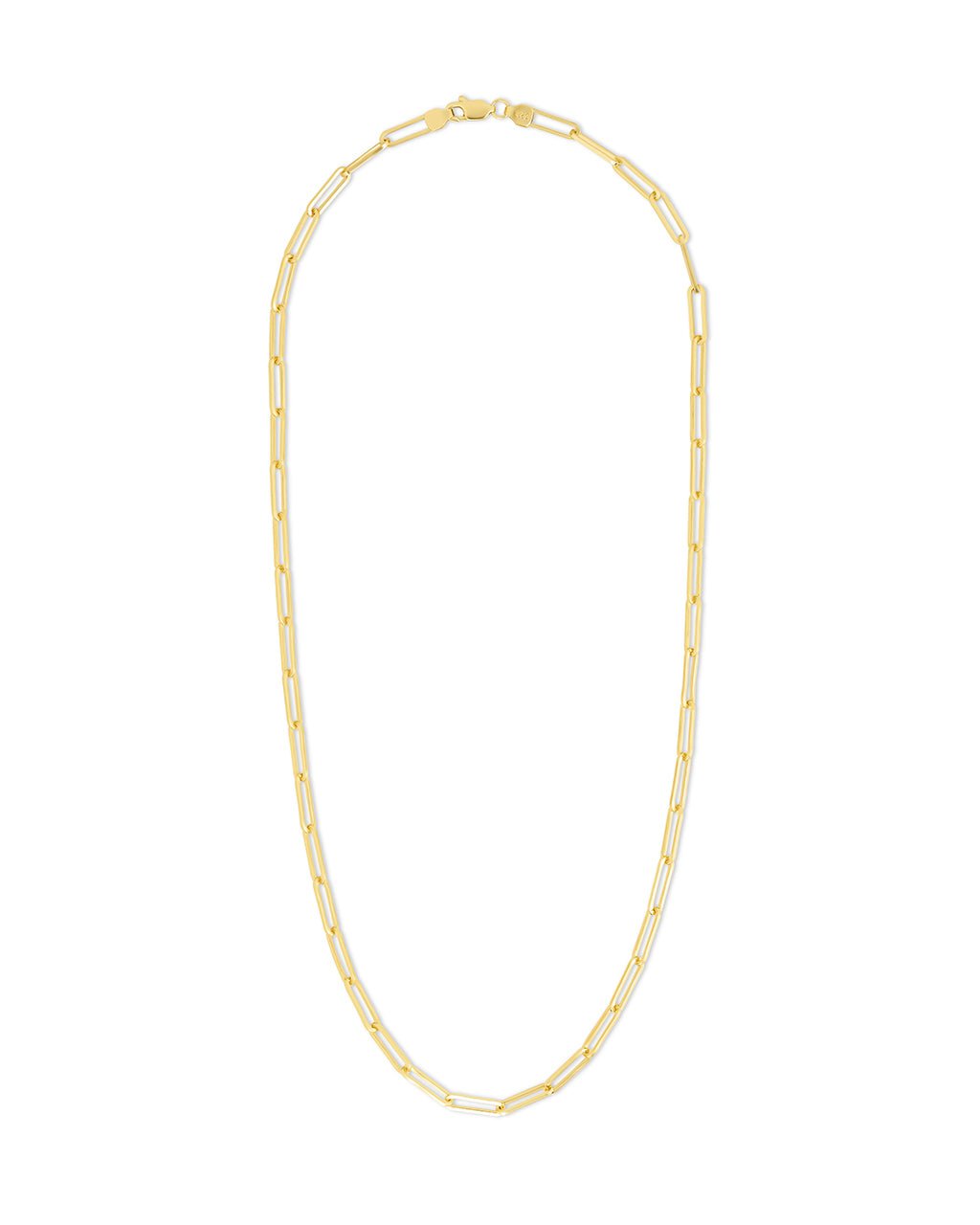 Sterling Silver Paperclip Chain Necklace - Sterling Forever