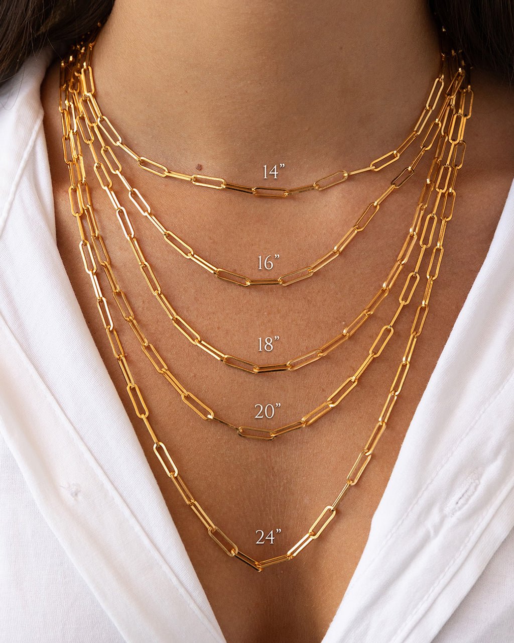 Sterling Silver Paperclip Chain Necklace – Sterling Forever