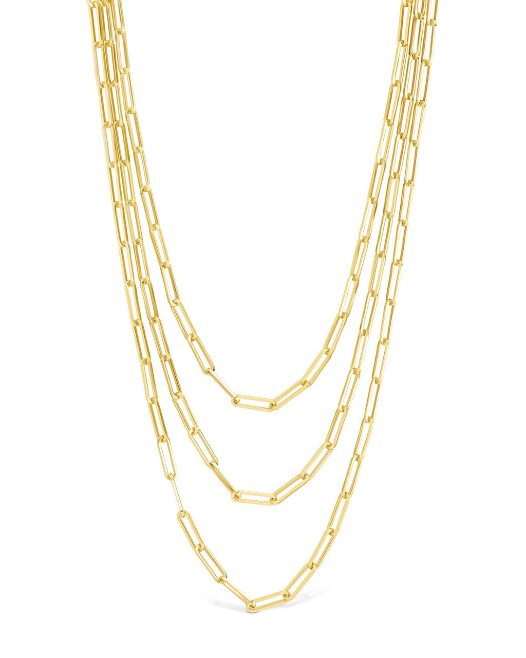 Sterling Silver Paperclip Chain Necklace - Sterling Forever