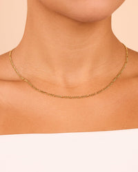 Sterling Silver Figaro Chain Necklace - Sterling Forever