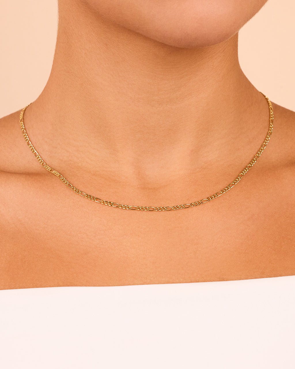 Sterling Silver Figaro Chain Necklace - Sterling Forever