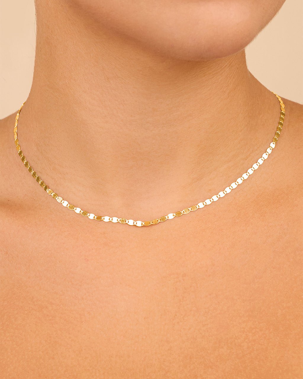 Sterling Silver Estela Confetti Chain Necklace - Sterling Forever