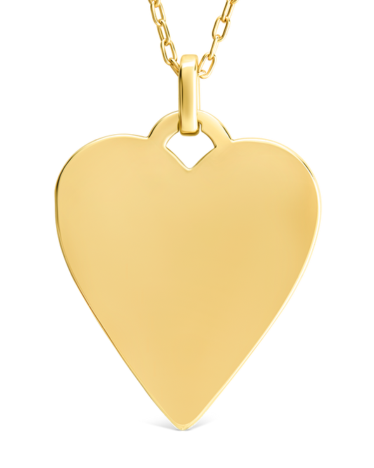 Rita Polished Heart Statement Necklace