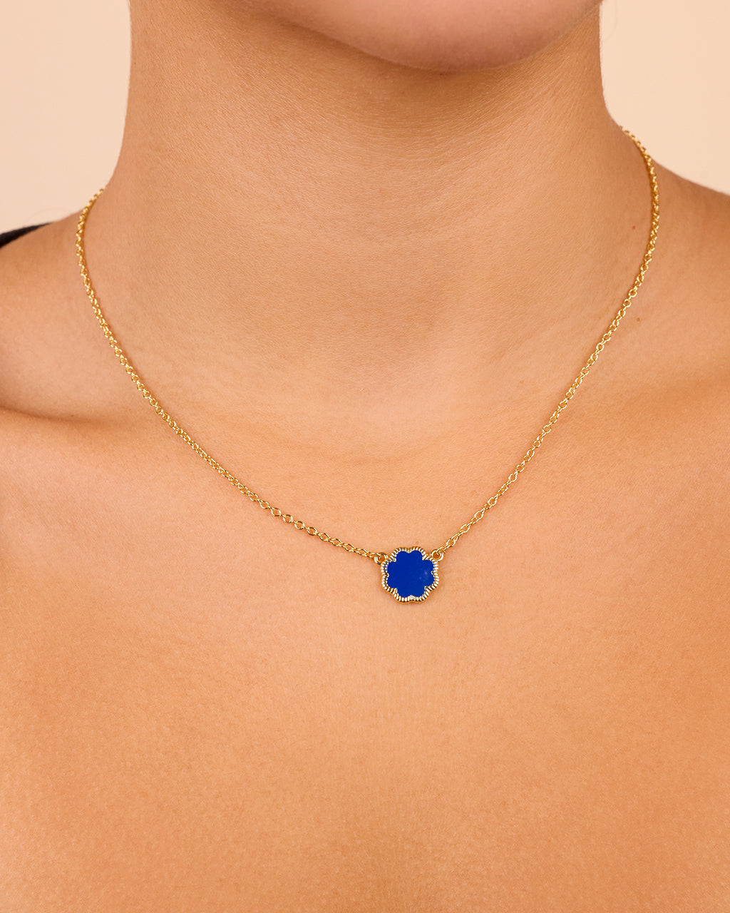 Rose Petal Pendant Necklace