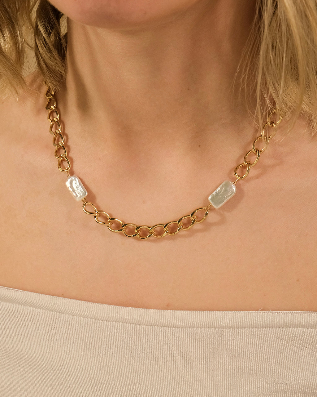 Pearl Chain Necklace