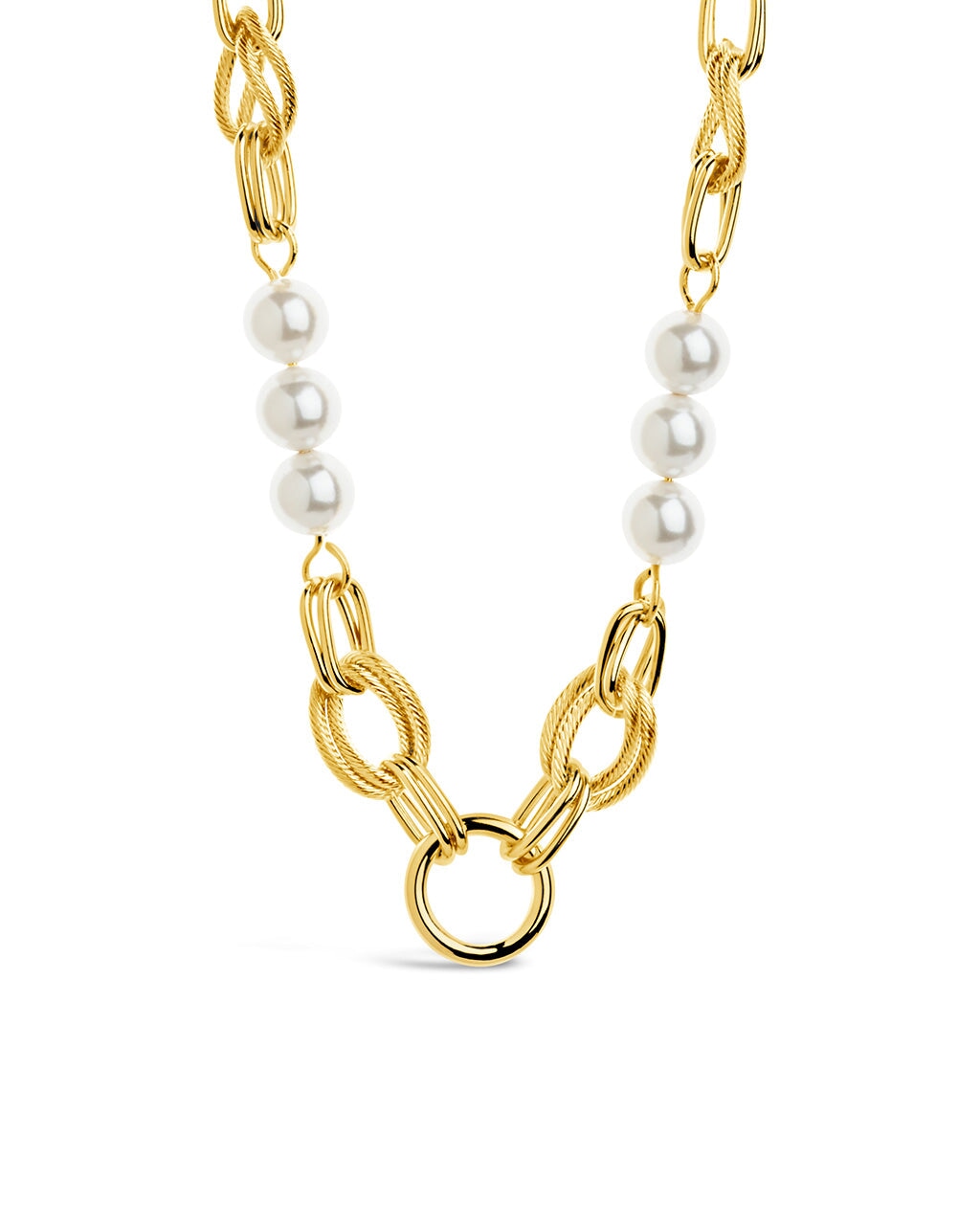Ivanna Pearl Necklace Bracelet Sterling Forever Gold 