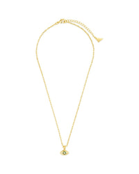 Leidy CZ & Mother of Pearl Evil Eye Pendant Necklace - Sterling Forever