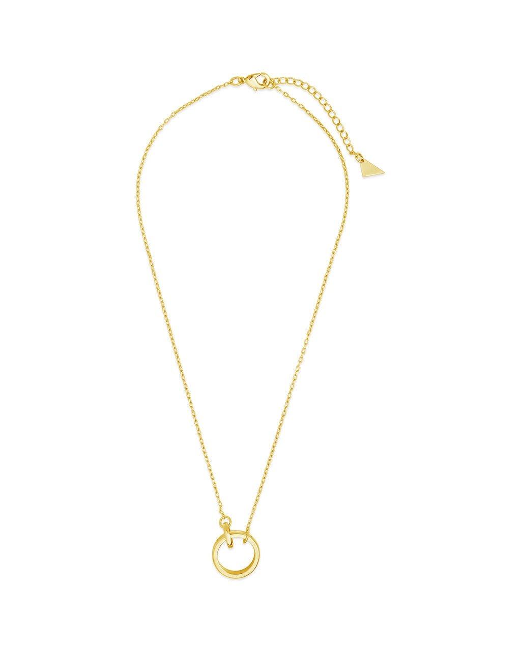 Mishel Mother of Pearl Interlocking Circles Pendant Necklace - Sterling Forever