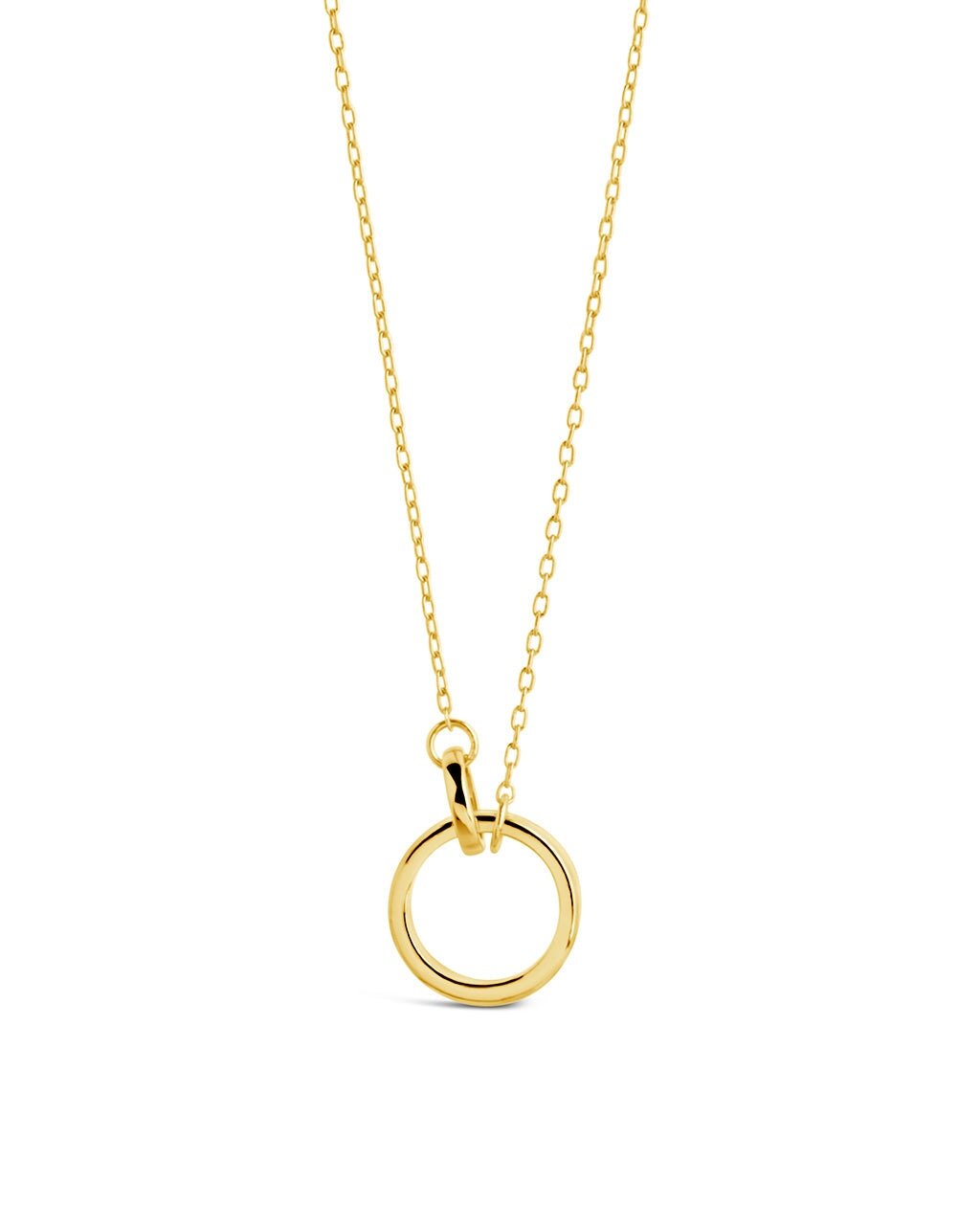 Mishel Mother of Pearl Interlocking Circles Pendant Necklace - Sterling Forever
