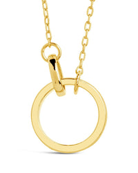 Mishel Mother of Pearl Interlocking Circles Pendant Necklace - Sterling Forever