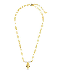 Chérie Pearl Shell Pendant Necklace - Sterling Forever