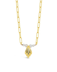 Chérie Pearl Shell Pendant Necklace - Sterling Forever
