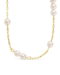 Pearl Beaded Layer Necklace