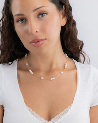 Pearl Beaded Layer Necklace