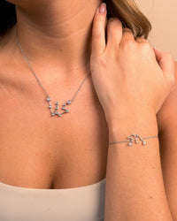 'When Stars Align' Constellation Necklace and Bracelet Set - Sterling Forever