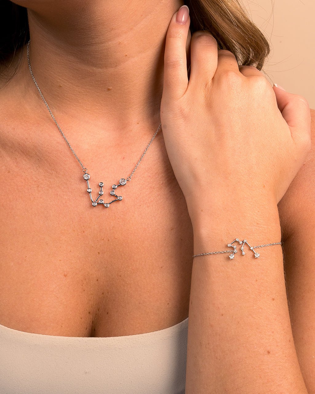 'When Stars Align' Constellation Necklace and Bracelet Set - Sterling Forever
