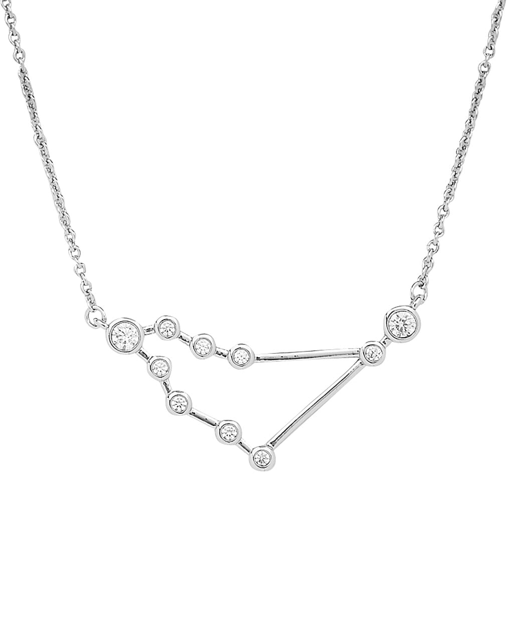 'When Stars Align' Constellation Necklace Necklace Sterling Forever Silver Capricorn (Dec 22 - Jan 19) 