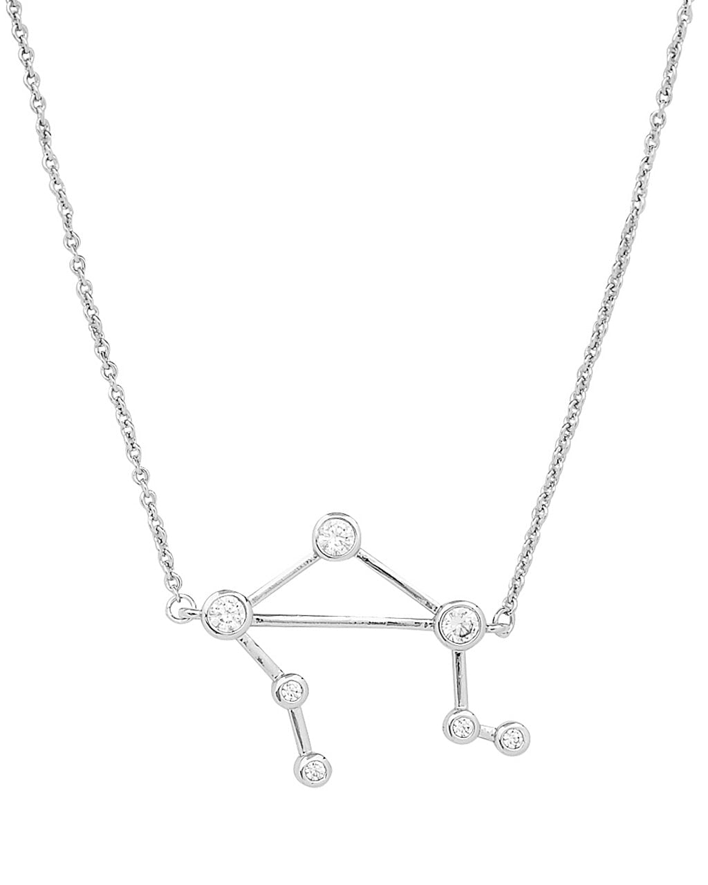 'When Stars Align' Constellation Necklace Necklace Sterling Forever Silver Libra (Sept 23 - Oct 22) 