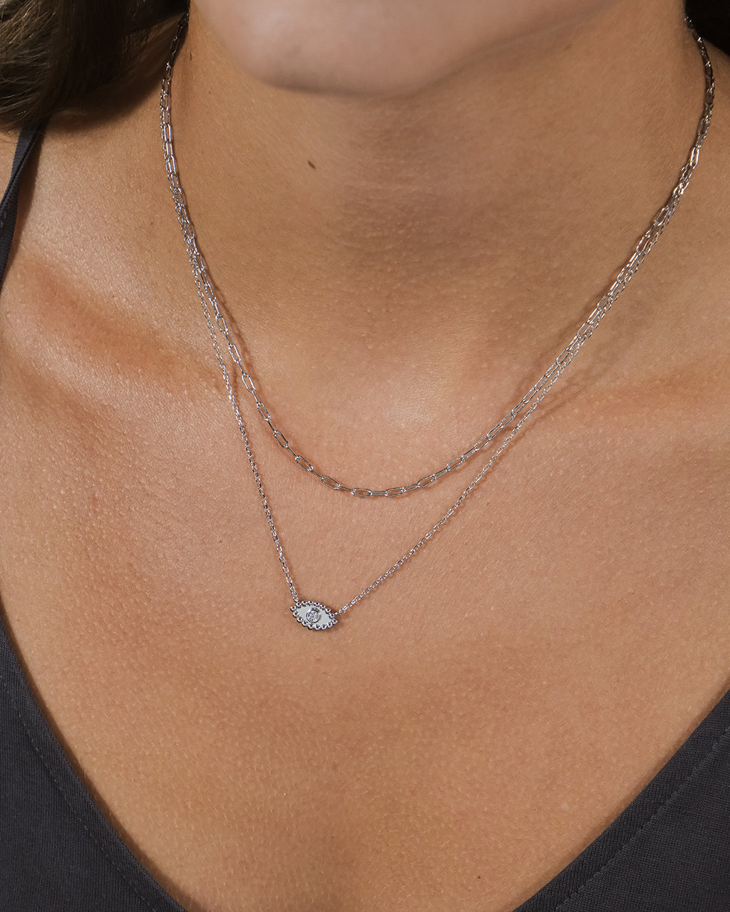 ★2025SS新作★THE COLDEST MOMENT★TCM shell layered necklace TITANIUM STEEL NON-TARNISH MULTI LAYERED NECKLACE | 40NK374