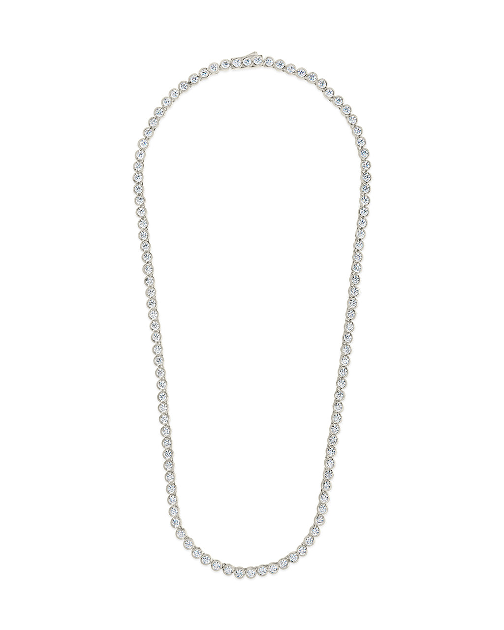 Helene Cubic Zirconia Tennis Necklace – Sterling Forever
