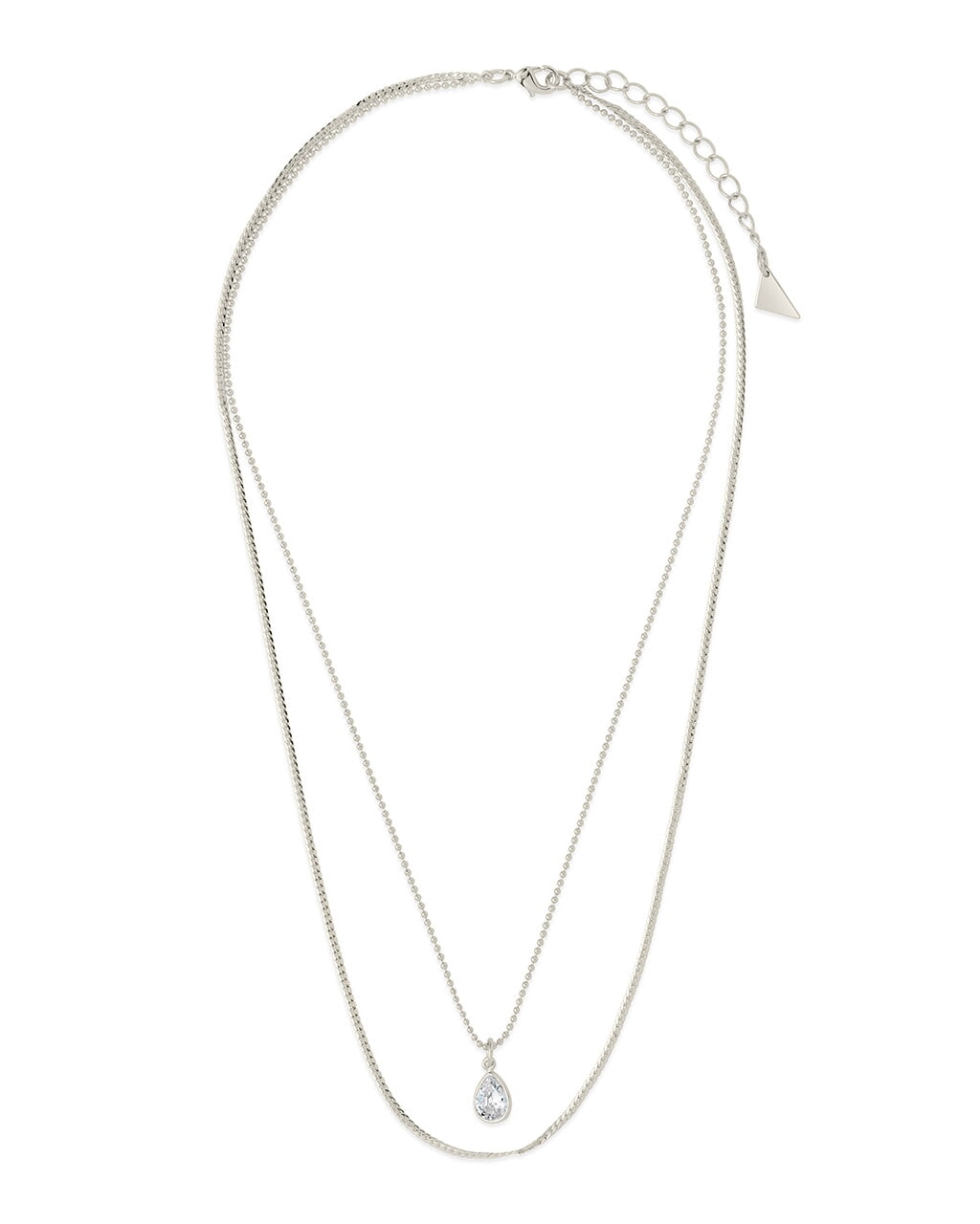 Phoebe CZ Layered Necklace Necklace Sterling Forever 