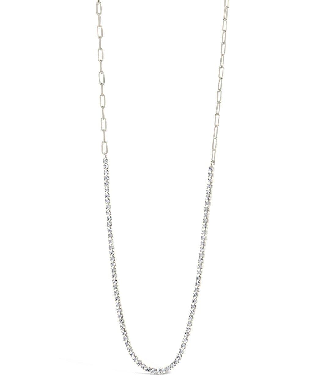 Dani Chain & CZ Tennis Necklace - Sterling Forever