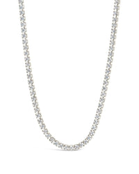 Dani Chain & CZ Tennis Necklace - Sterling Forever