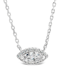 Jamie CZ Evil Eye Pendant Necklace