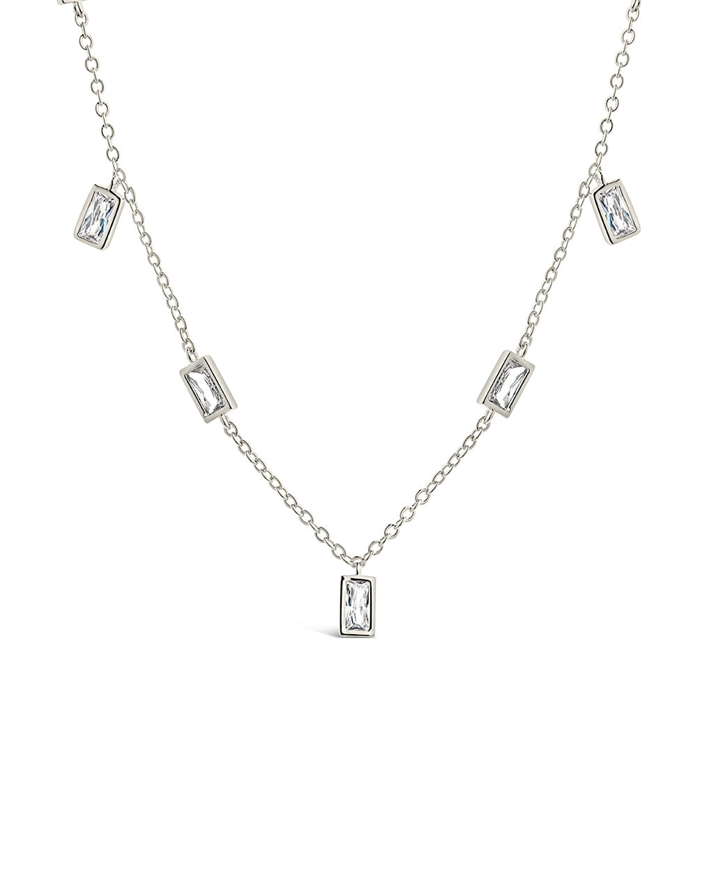 Tori Bezel Necklace Necklace Sterling Forever Silver 