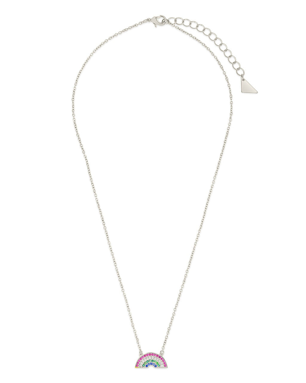 Rainbow CZ Pendant Necklace Necklace Sterling Forever 